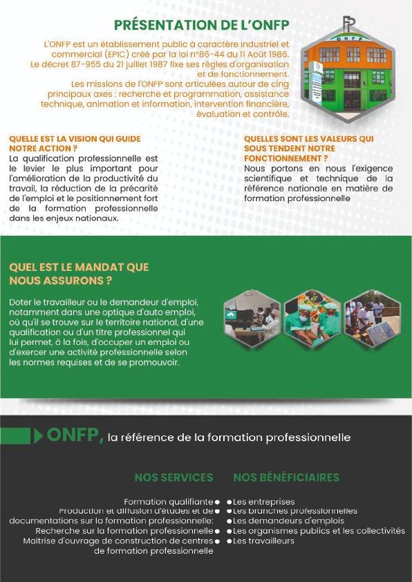 Présentation de l'ONFP