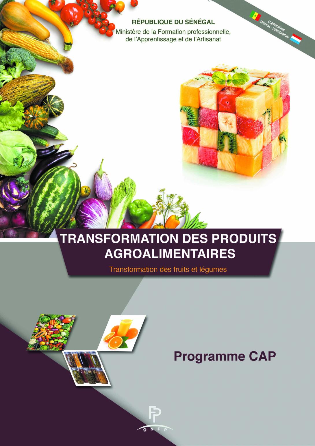 Transformation des produits agro-alimentaires