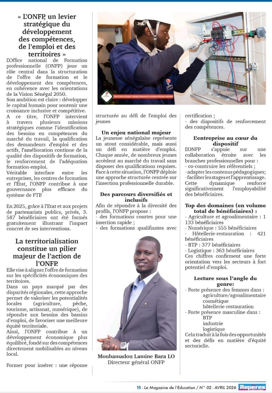 L’ONFP, un levier stratégique